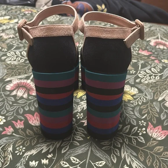 Hermés Colorful Platform Sandals - Picture 3 of 9